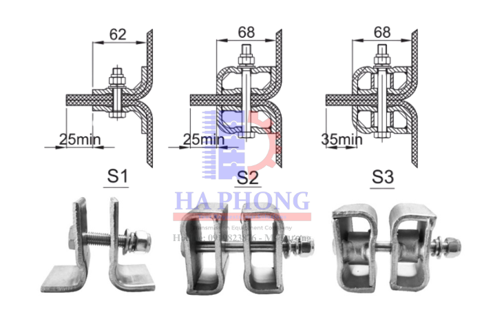Kẹp Nối Belt Gầu S1,S2.S3